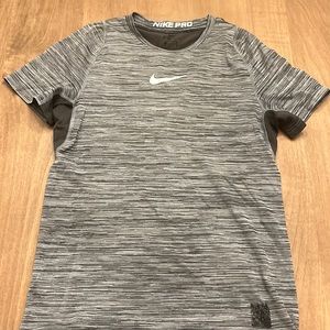 Gray Nike Pro T-shirt